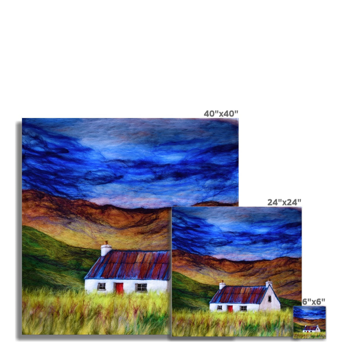 Field Scotland Art Print - Karen Price