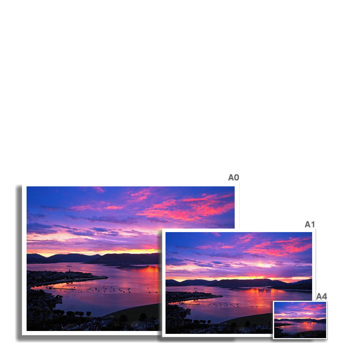 Gourock from Lyle Hill Scotland Art Print - Stephen Henry