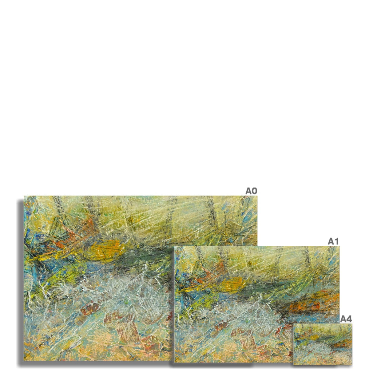 At Sea Scotland Art Print - Milla Crann