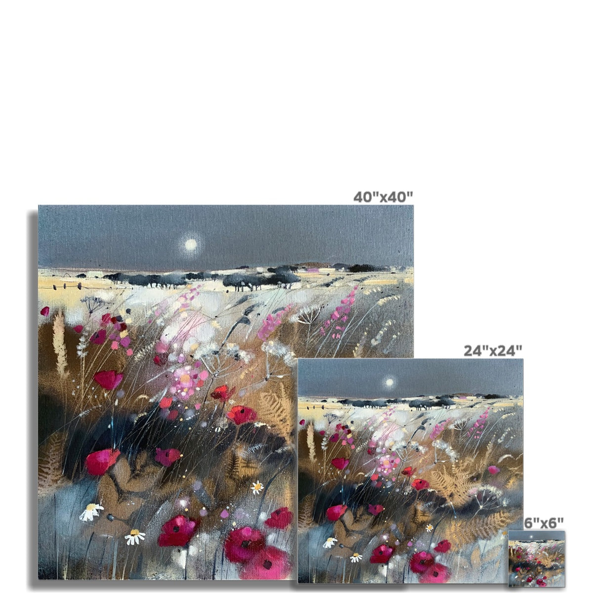 Wild Golden Fields East Neuk Scotland Art Print - Emma S Davis