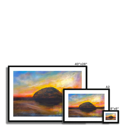 Ailsa Craig Dusk Framed & Mounted Print - Kevin Hunter