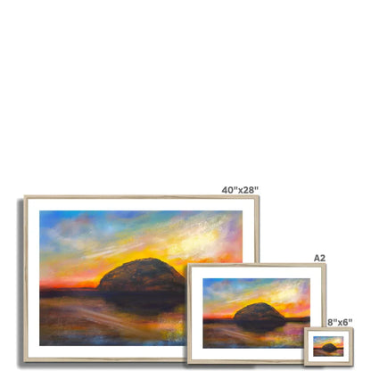 Ailsa Craig Dusk Framed & Mounted Print - Kevin Hunter