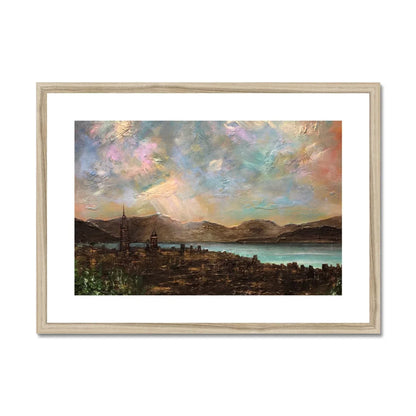 Angels Fingers Over Greenock Framed & Mounted Print - Kevin Hunter