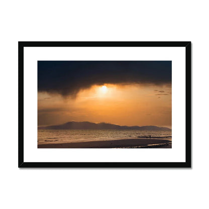 Arran Stormy Sunset Framed & Mounted Print - Kevin Hunter
