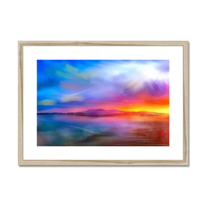Arran Sunset Framed & Mounted Print - Kevin Hunter