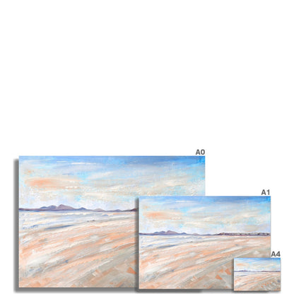 A Bright & Breezy Troon Scotland Art Print - Milla Crann