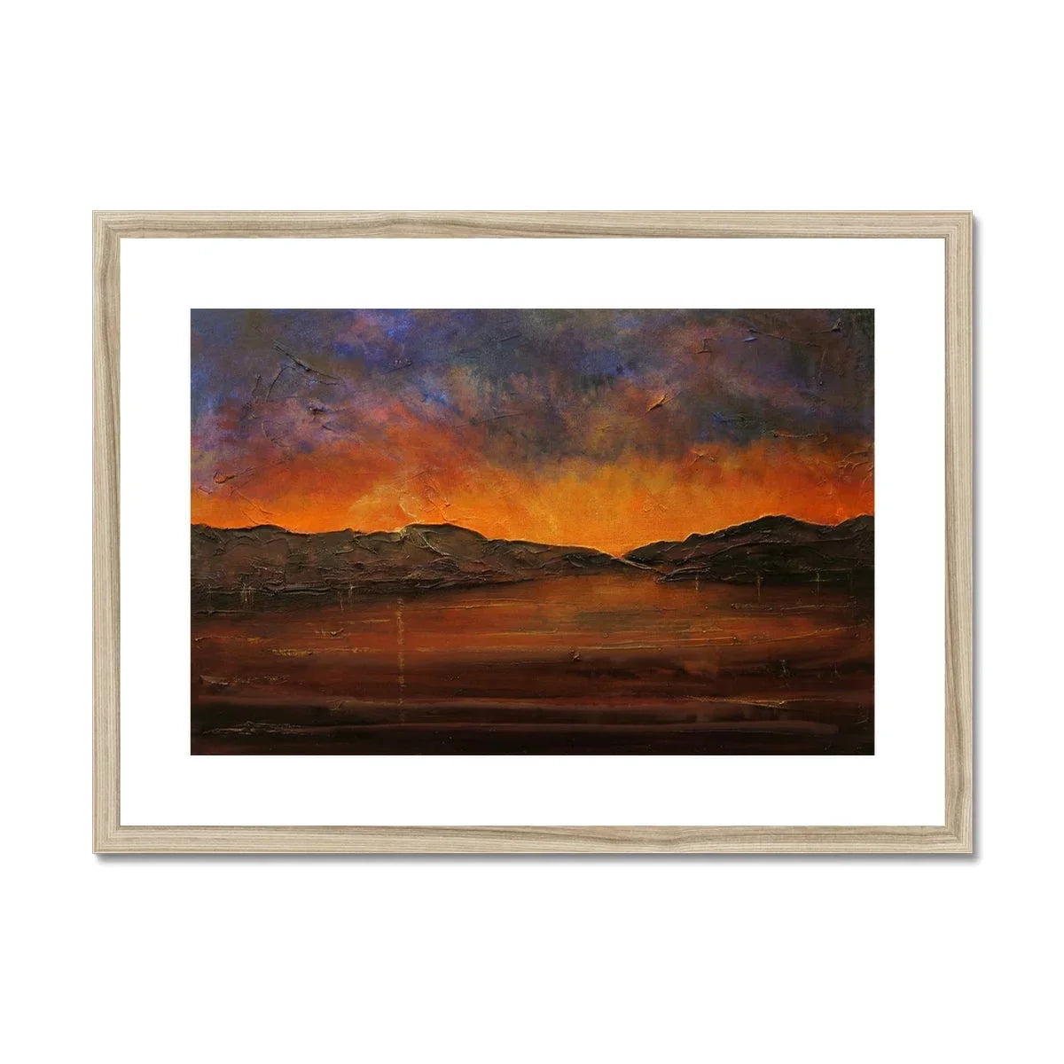 A Brooding Clyde Dusk Framed & Mounted Print - Kevin Hunter
