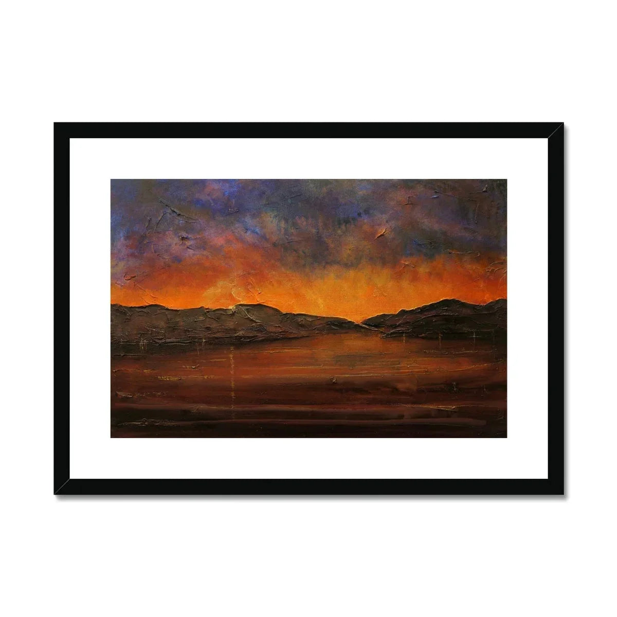 A Brooding Clyde Dusk Framed & Mounted Print - Kevin Hunter