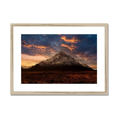 Buachaille Etive Mor Dusk Framed & Mounted Print - Kevin Hunter