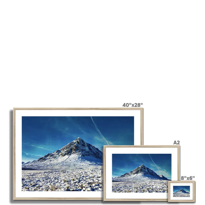Buachaille Etive Mor Winter Framed & Mounted Print - Kevin Hunter