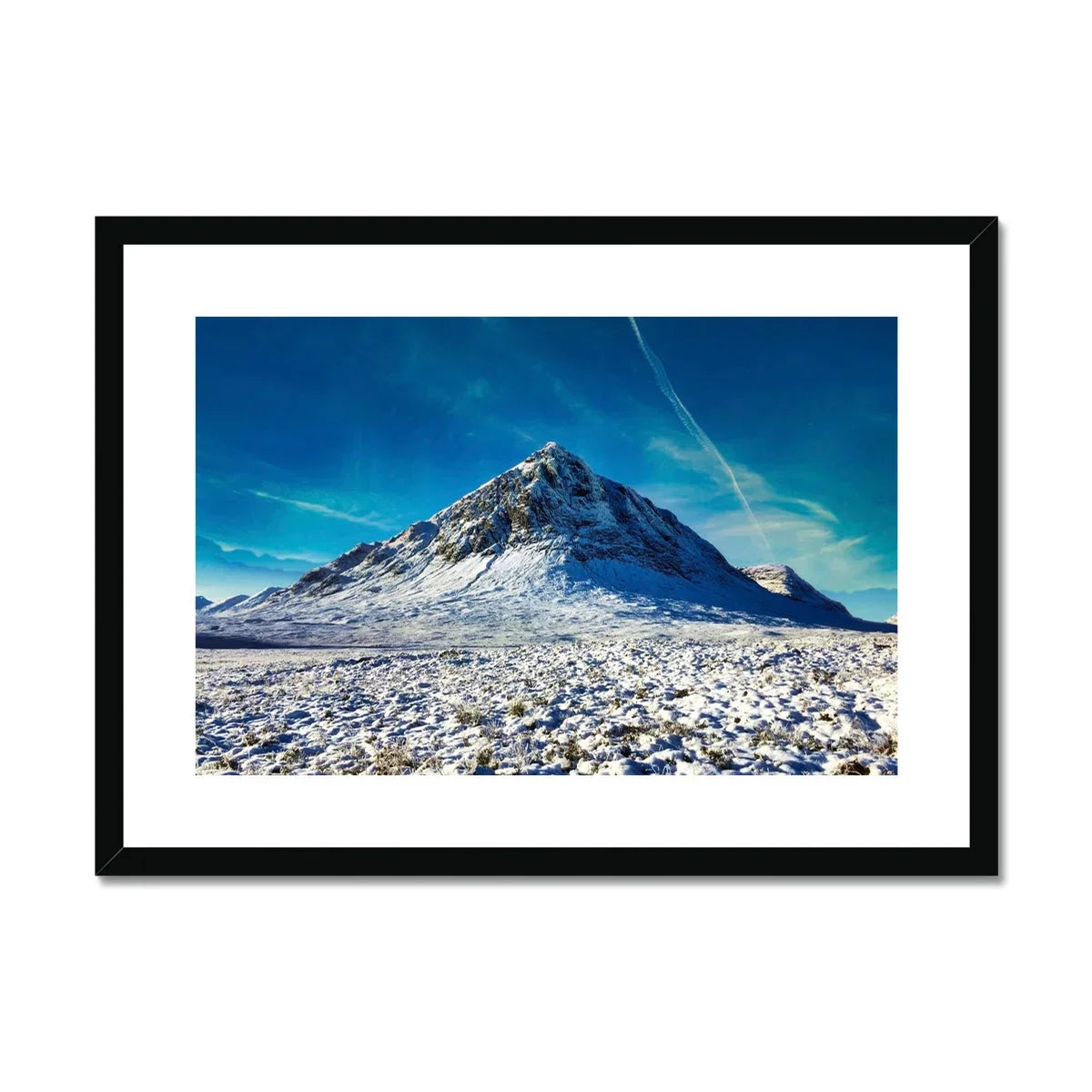 Buachaille Etive Mor Winter Framed & Mounted Print - Kevin Hunter