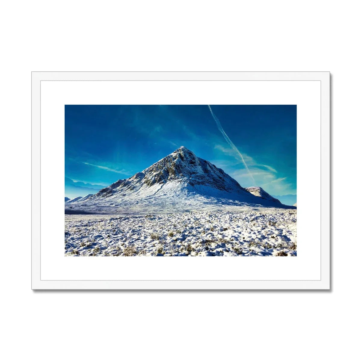 Buachaille Etive Mor Winter Framed & Mounted Print - Kevin Hunter