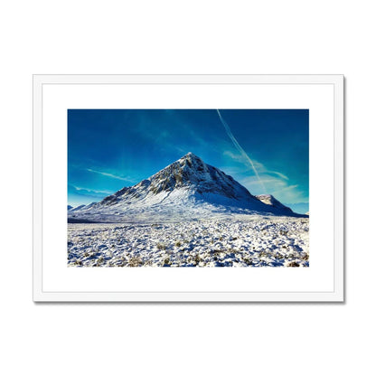 Buachaille Etive Mor Winter Framed & Mounted Print - Kevin Hunter