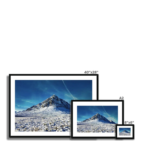 Buachaille Etive Mor Winter Framed & Mounted Print - Kevin Hunter