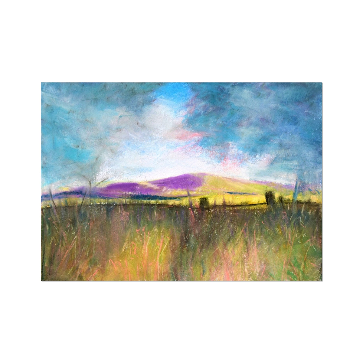 The Campsie Fells Scotland Art Print - Milla Crann