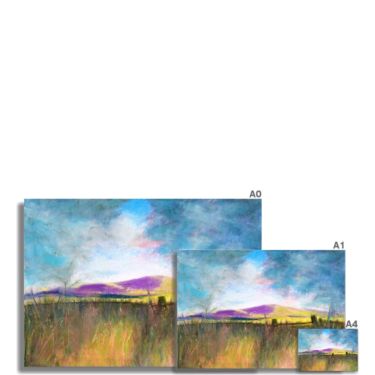 The Campsie Fells Scotland Art Print - Milla Crann