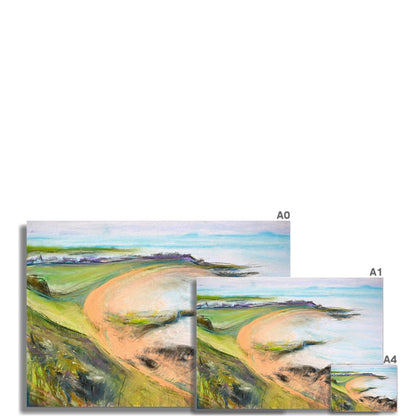 The Chain Walk from Shell Bay to Elie Fife Scotland Art Print - Milla Crann