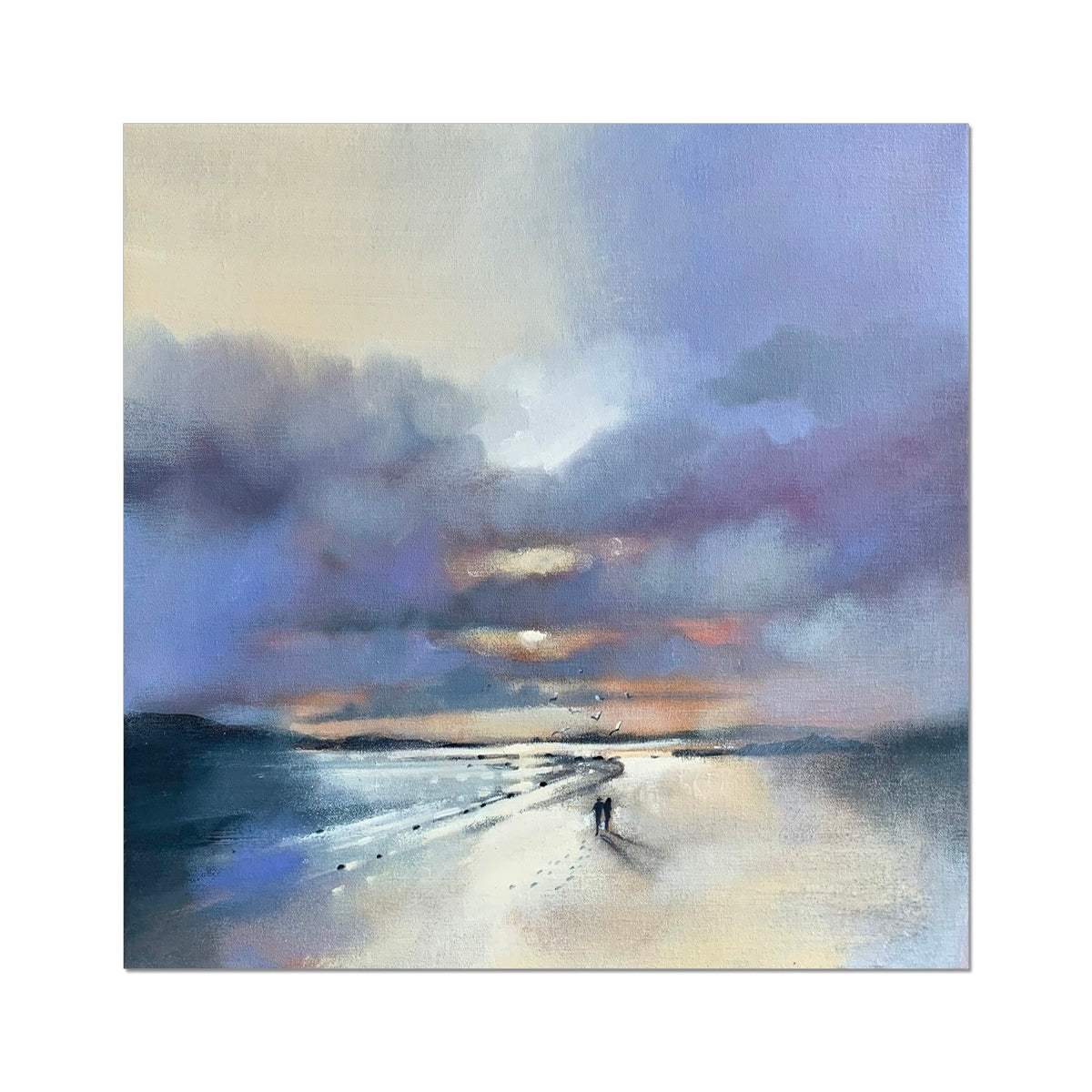 Chasing Sunset Scotland Art Print - Emma S Davis