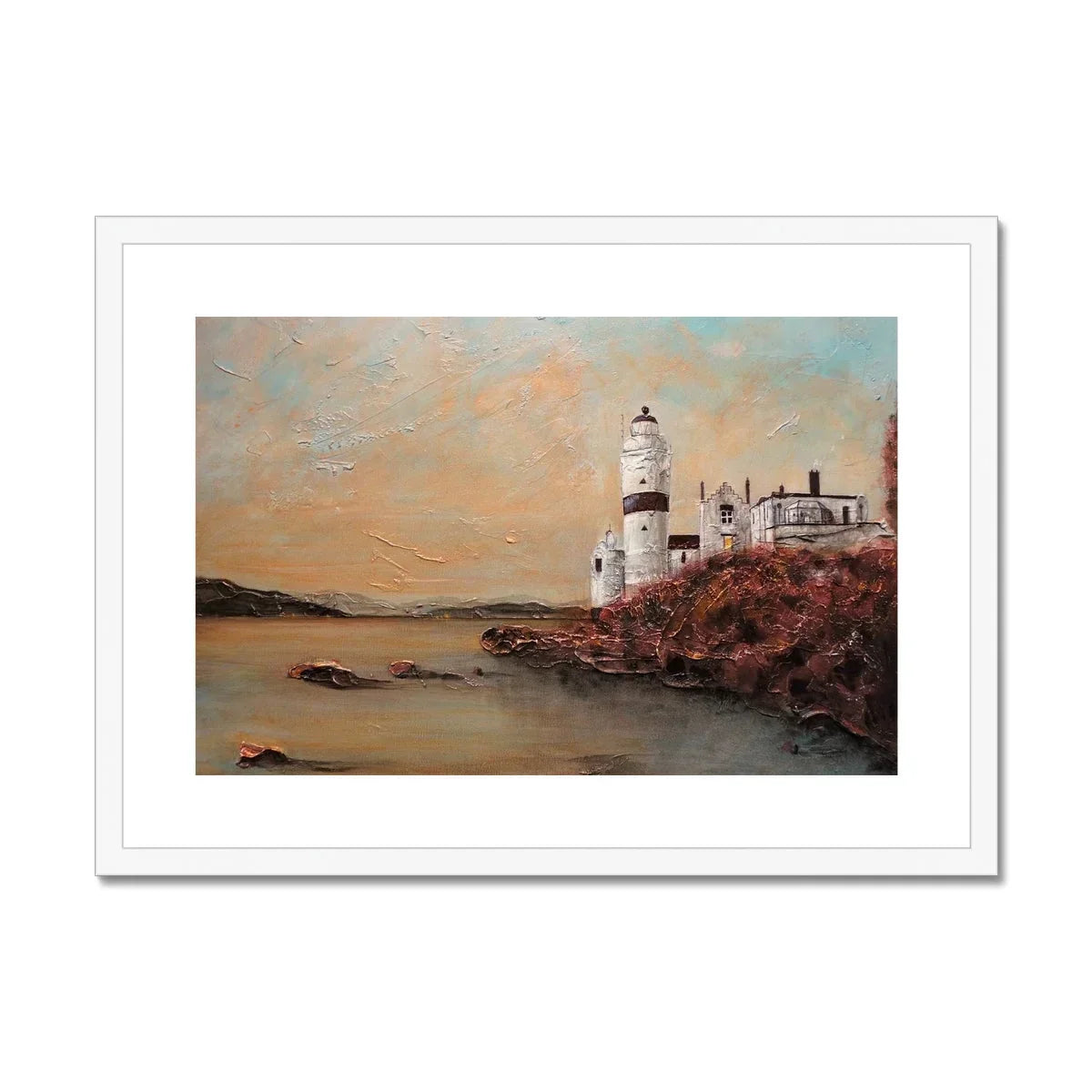Cloch Lighthouse Dawn Framed & Mounted Print - Kevin Hunter