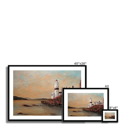 Cloch Lighthouse Dawn Framed & Mounted Print - Kevin Hunter