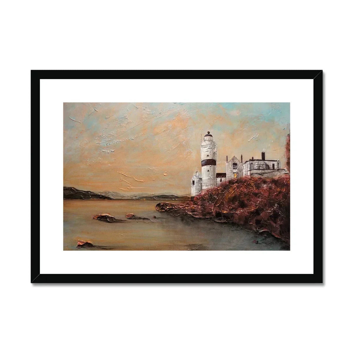 Cloch Lighthouse Dawn Framed & Mounted Print - Kevin Hunter