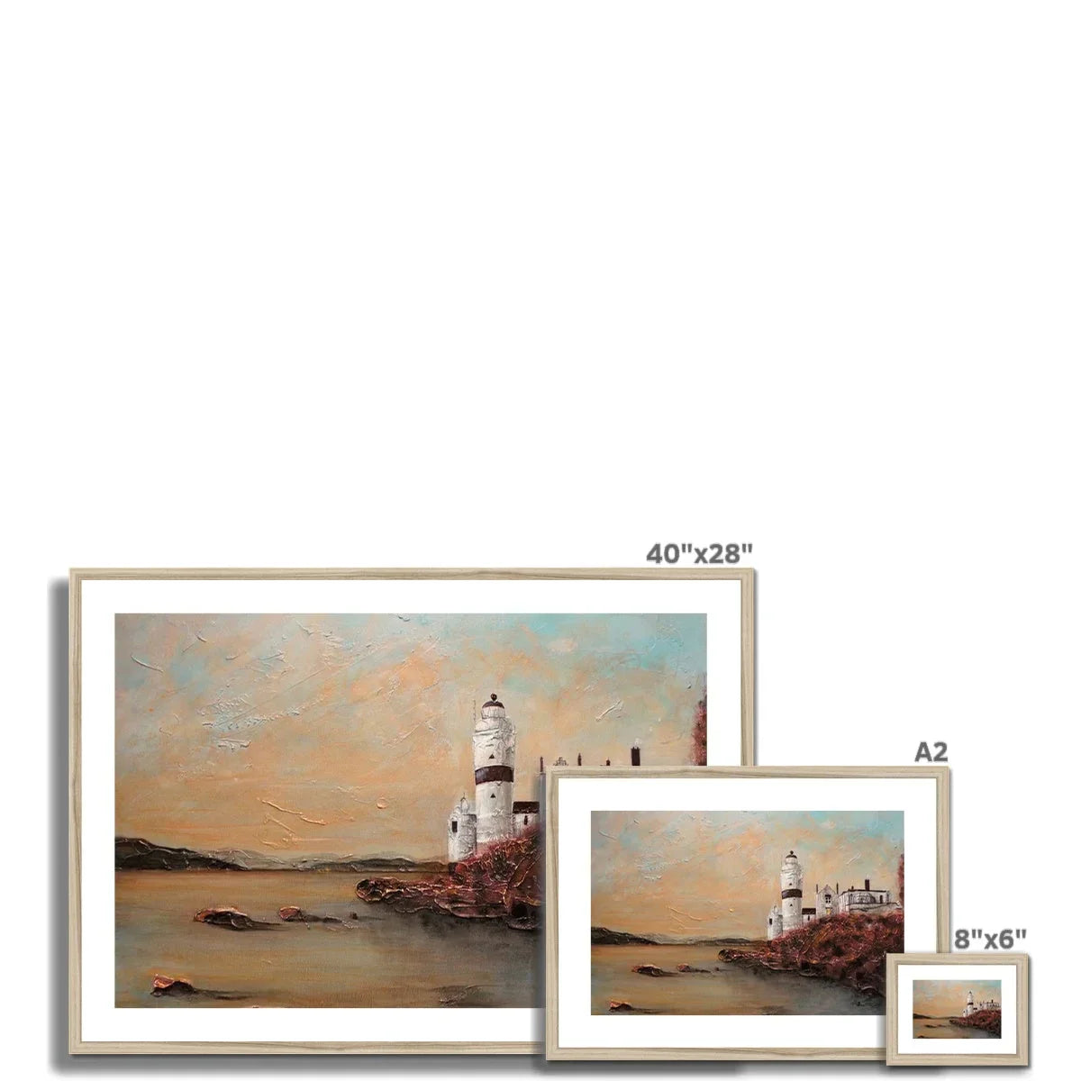 Cloch Lighthouse Dawn Framed & Mounted Print - Kevin Hunter