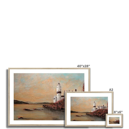 Cloch Lighthouse Dawn Framed & Mounted Print - Kevin Hunter