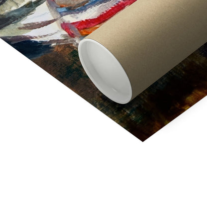 Dinghies Newton Bay Millport Isle of Cumbrae Scotland Art Print - Milla Crann