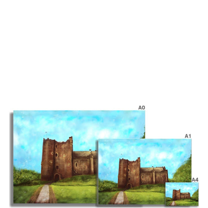 Doune Castle (Leoch) Scotland Art Print - Kevin Hunter