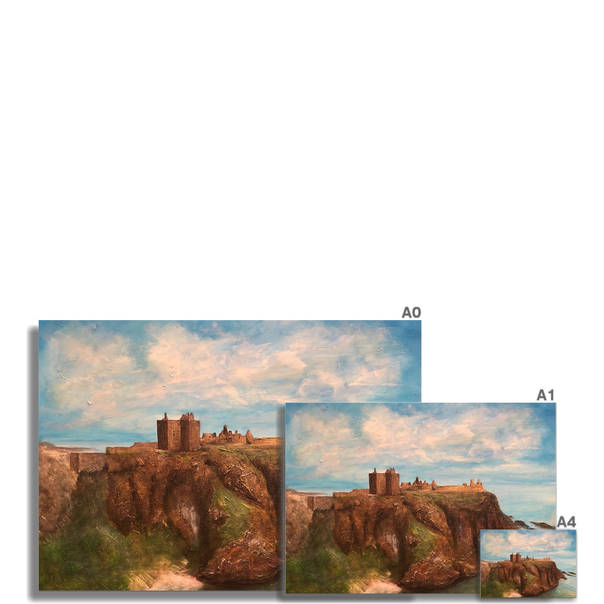 Dunnottar Castle Scotland Art Print - Kevin Hunter