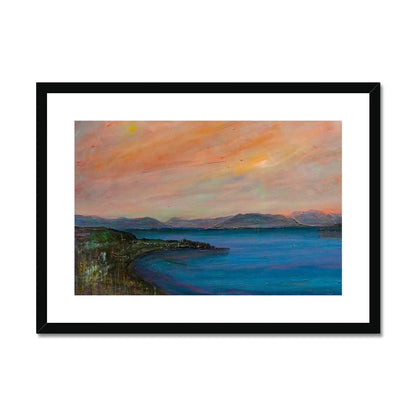 Dusk Over Gourock Framed & Mounted Print - Kevin Hunter