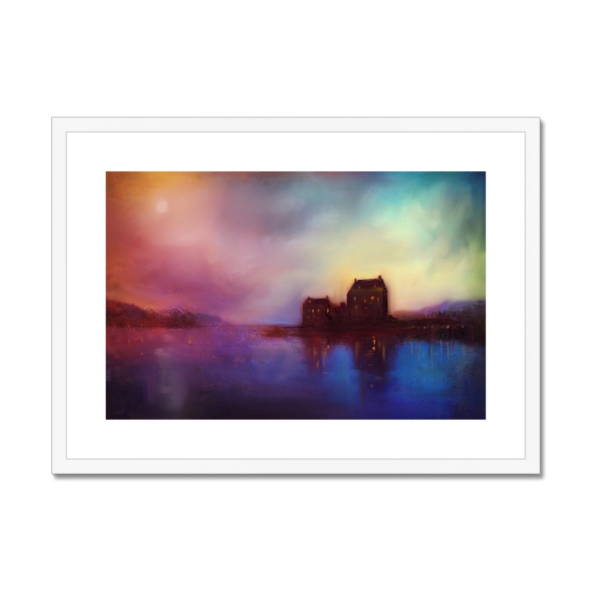Eilean Donan Castle Sunset Framed & Mounted Print - Kevin Hunter