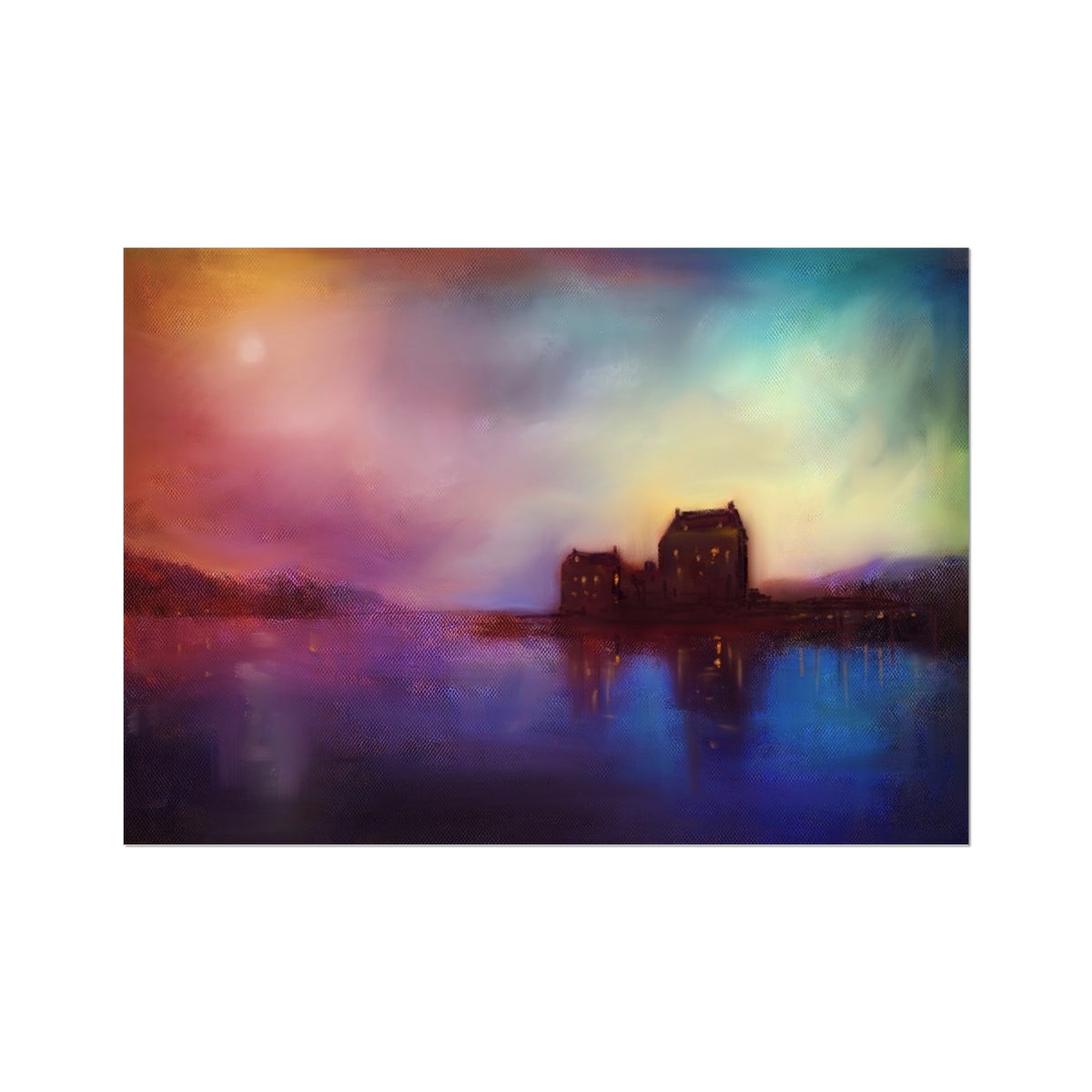 Eilean Donan Castle Sunset Scotland Art Print - Kevin Hunter