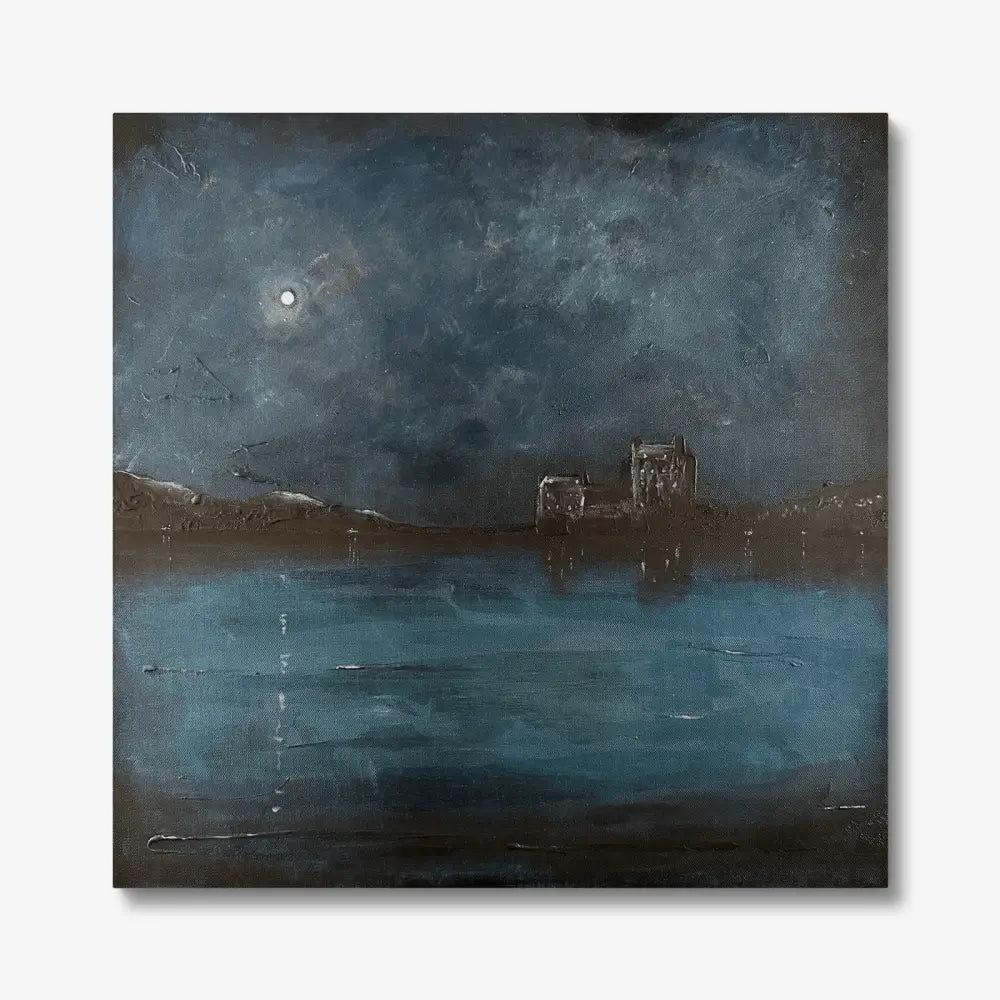 Eilean Donan Castle Twilight Original Painting - Kevin Hunter