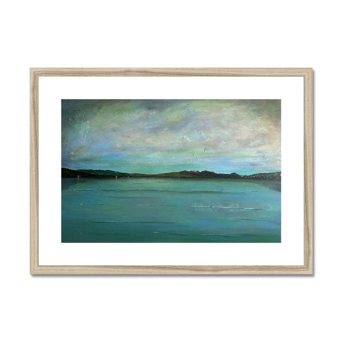 An Emerald Loch Lomond Framed & Mounted Print - Kevin Hunter