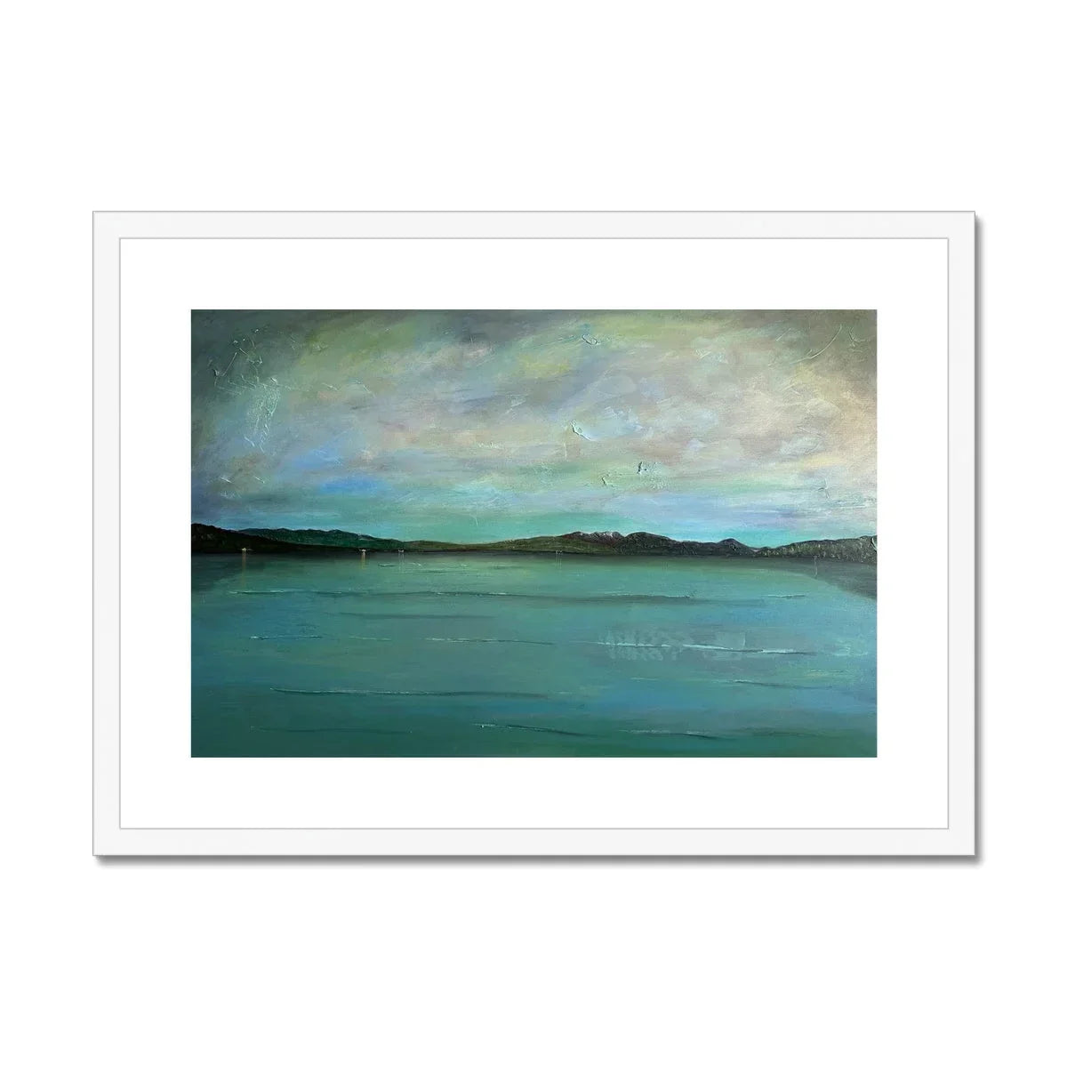 An Emerald Loch Lomond Framed & Mounted Print - Kevin Hunter