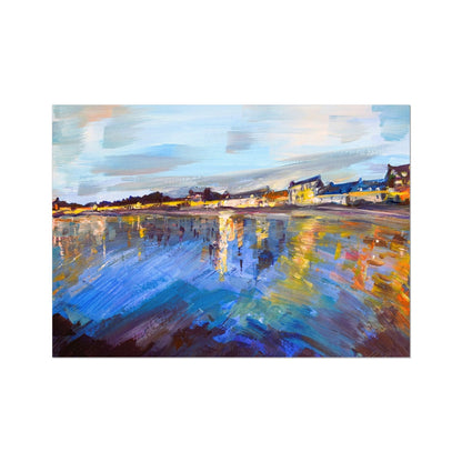 Evening Light Millport Isle of Cumbrae Scotland Art Print - Milla Crann
