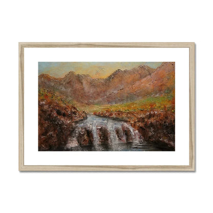 Fairy Pools Skye Dawn Framed & Mounted Print - Kevin Hunter