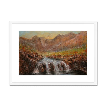 Fairy Pools Skye Dawn Framed & Mounted Print - Kevin Hunter