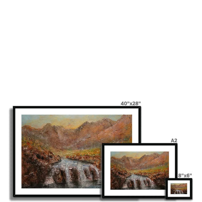 Fairy Pools Skye Dawn Framed & Mounted Print - Kevin Hunter
