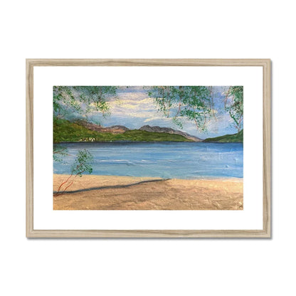 Firkin Point Loch Lomond Framed & Mounted Print - Kevin Hunter