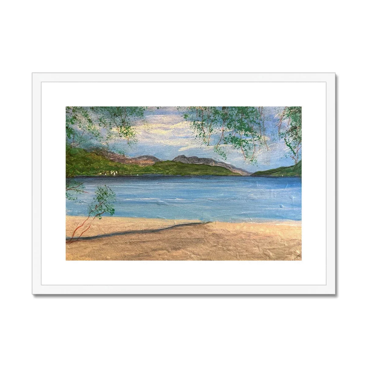 Firkin Point Loch Lomond Framed & Mounted Print - Kevin Hunter