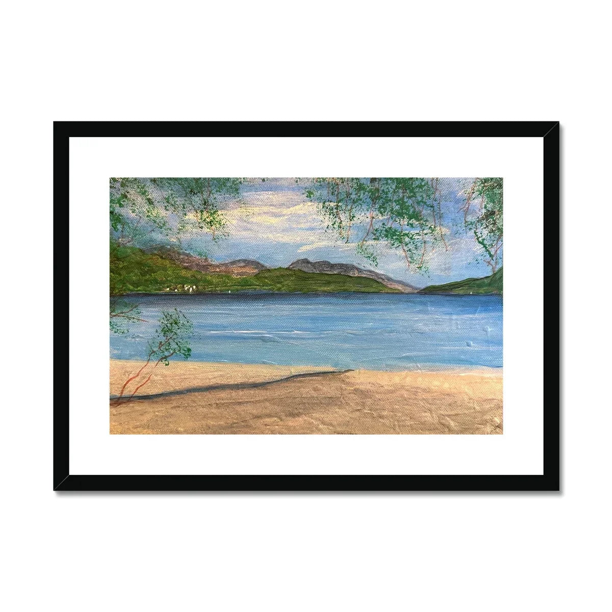 Firkin Point Loch Lomond Framed & Mounted Print - Kevin Hunter