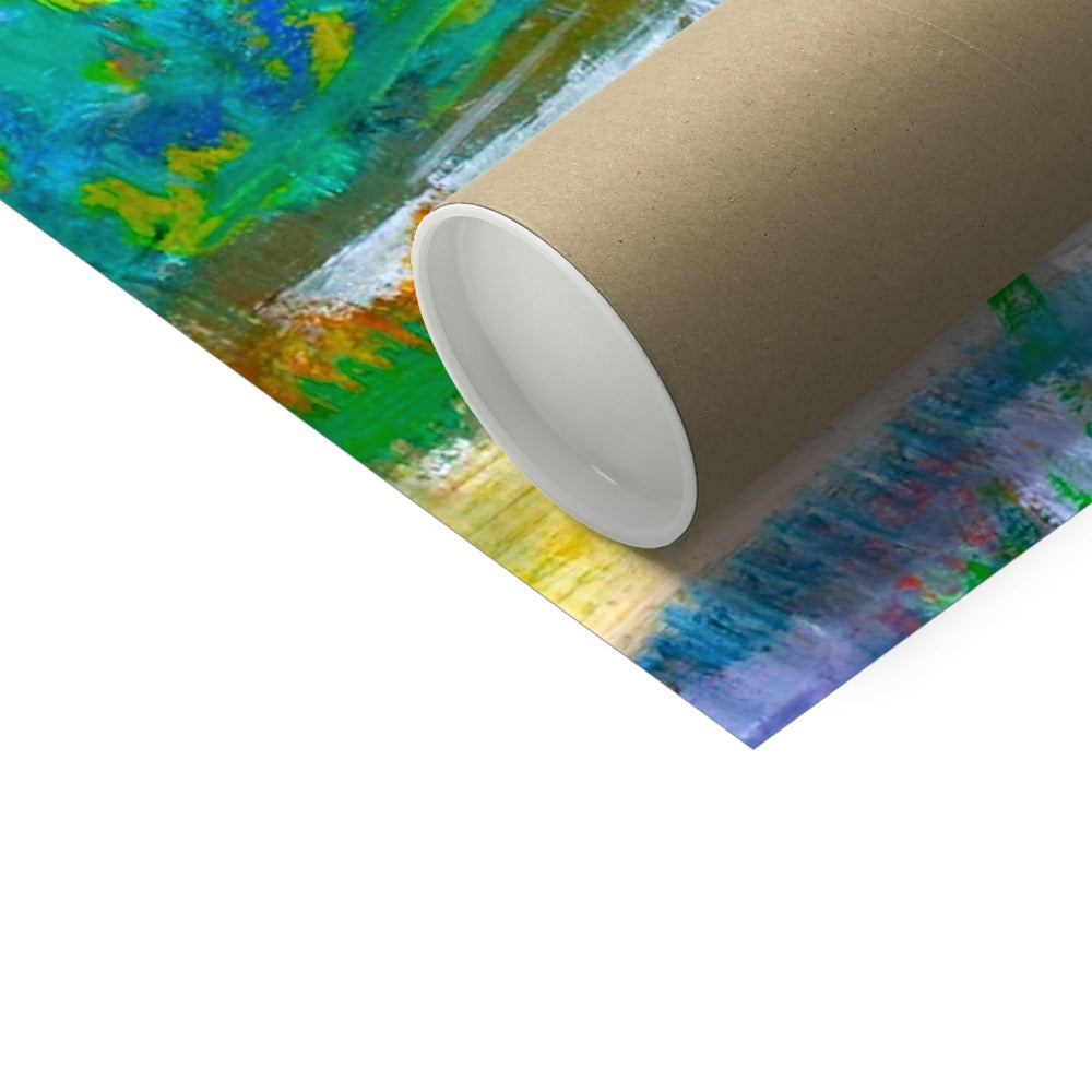 Front Garden Kirkintilloch Scotland Art Print - Milla Crann