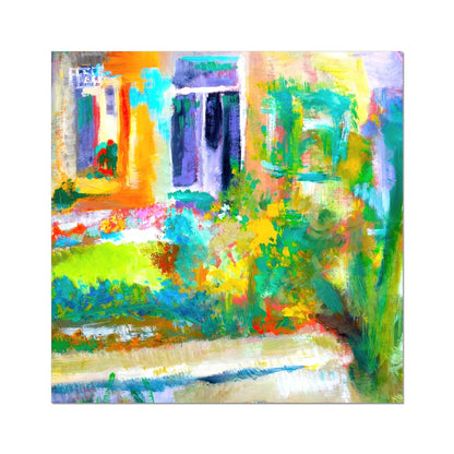 Front Garden Kirkintilloch Scotland Art Print - Milla Crann