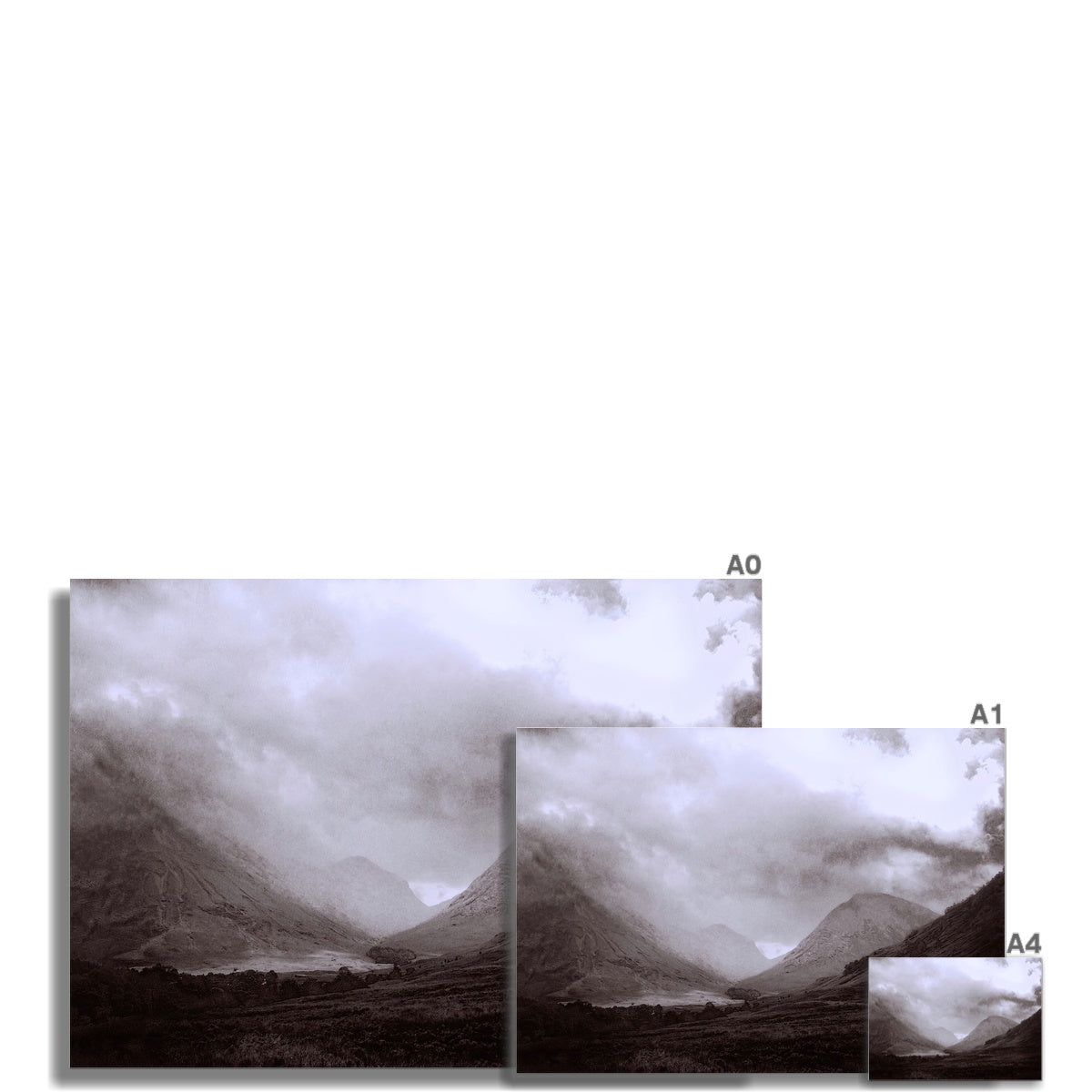 Glencoe Mist Scotland Art Print - Kevin Hunter