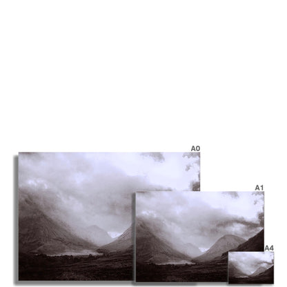 Glencoe Mist Scotland Art Print - Kevin Hunter