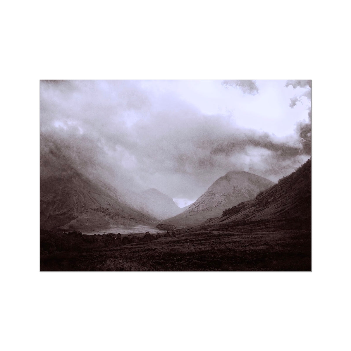 Glencoe Mist Scotland Art Print - Kevin Hunter