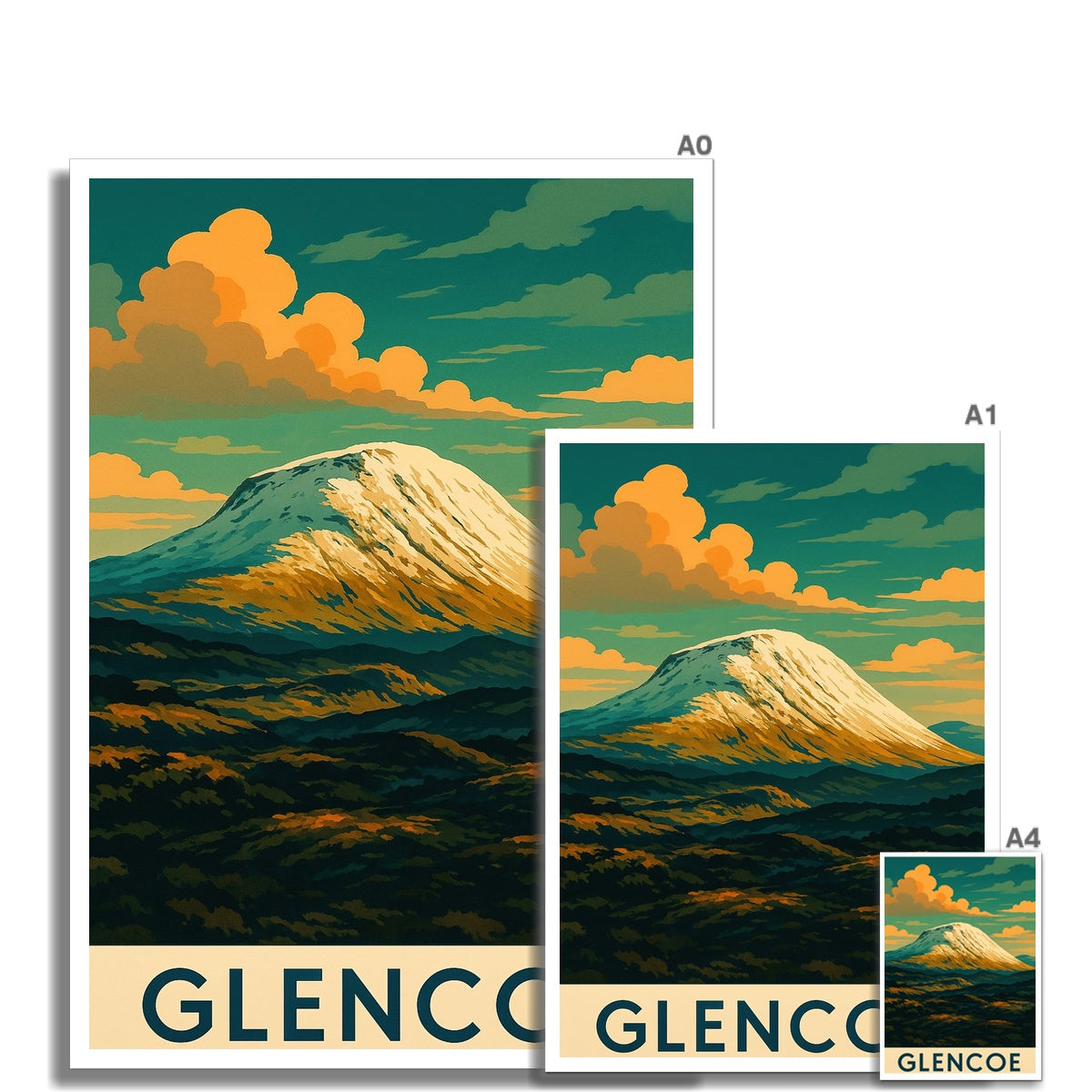 Glencoe Scotland Art Print - Stephen Henry