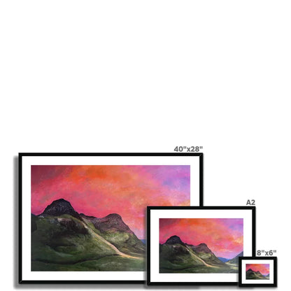 Into The Glencoe Dusk Framed & Mounted Print - Kevin Hunter